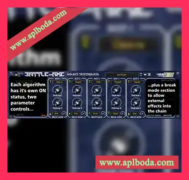 [半模块化失真效果器单元插件]Reason RE Lab One Recordings Battle Axe Sound Destroyer v1.0.0 [WiN]（106Mb）