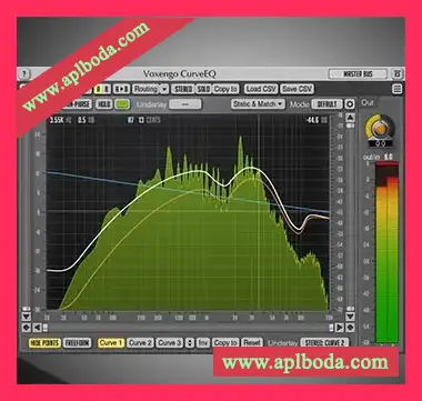 [均衡器]Voxengo CurveEQ v3.6 [WiN, MacOSX]（38Mb）