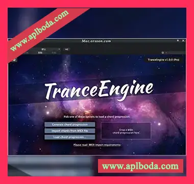 [智能MIDI舞曲和弦旋律插件]FeelYourSound TranceEngine Pro v2.1.0 [WiN, MacOSX]（57.6Mb）