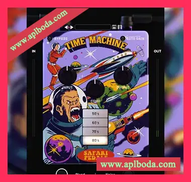 [怀旧低保真过滤饱和度压缩插件]Safari Pedals Time Machine v1.0.23 Regged [WiN]（36Mb）