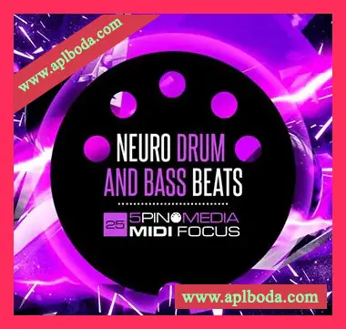 [鼓打贝斯素材]5Pin Media Neuro Drum and Bass Beats [多格式]（72Mb）