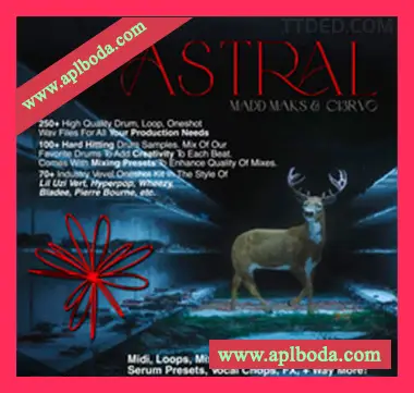 [嘻哈说唱素材]Madd Maks Astral [Stash Kit] [WAV, MiDi]（305Mb）