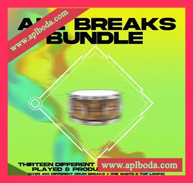 [Breaks鼓组合集包]Left Field Drum Breaks Aj Hall All Breaks Bundle [WAV, MiDi, AiFF]（14.4Gb）