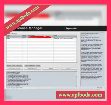 FXpansion License Manager v2.1.0.14 [WiN, MacOSX]（7Mb）