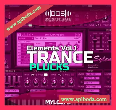 [Ableton模板Sylenth1预置迷幻舞曲]District Of Sound Elements Trance Plucks Vol.1 For Sylenth1（13Mb）