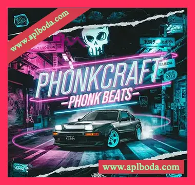[放克浩室Phonk素材]Godlike Loops Phonkcraft – Phonk Beats [WAV, MiDi]（74Mb）