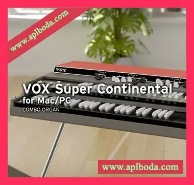 [怀旧经典风琴乐器插件]KORG VOX Super Continental v1.1.4 [WiN, MacOSX]（252Mb）