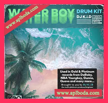 [嘻哈陷阱鼓组采样]Dj K.i.D Waterboy Drum kit [WAV]（4Mb）