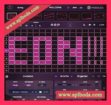 [节奏旋律琶音器插件]Modalics EON-Arp v1.0.2 [WiN]（14Mb）