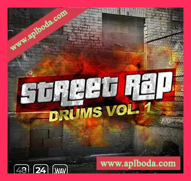 [嘻哈说唱鼓组采样]Epic Stock Media Street Rap Drums Vol.1 [WAV]（153Mb）