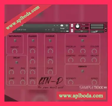 [老式温暖模拟电钢琴音源]Sampletekk Cin-D AnalogDigital Electric Hybrid Piano [KONTAKT]（291Mb）