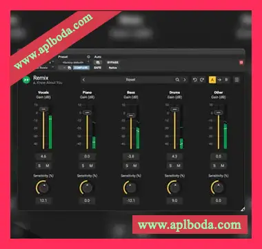 [人工智能实时分离混音中乐器组插件]Acon Digital Remix v1.0.5 [WiN]（29Mb）