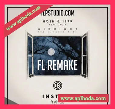 [FL工程模板科技浩室]FLP Studio HOSH, 1979 ft Jalja Midnight (The Hanging Tree) Fl Studio Remake (Melodic House Template)（9Mb）