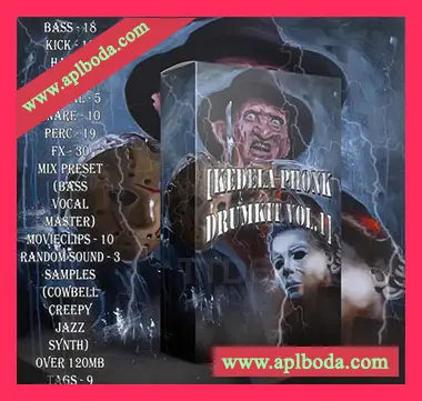 [嘻哈陷阱采样FL混音预置]KEDELA Phonk Drumkit Vol.1（1.82Gb）