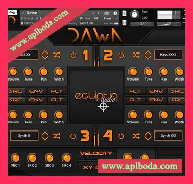 [综合弹拨键盘合成音色音源]Ecliptiq Audio DAWN [KONTAKT]（1.76Gb）