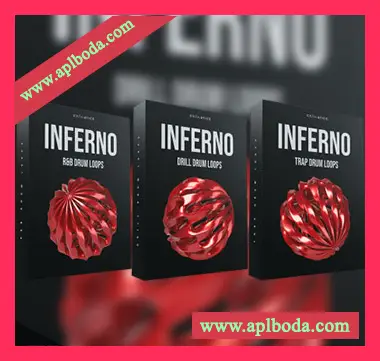 [陷阱RnB鼓组素材]Cymatics Inferno Drum Loops [WAV, MiDi]（411Mb）