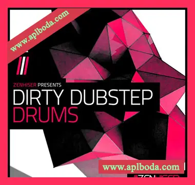 [回响重拍鼓组采样]Zenhiser Dirty Dubstep Drums [WAV]（246Mb）