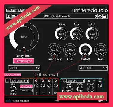 [延迟效果器插件]Unfiltered Audio Instant Delay v1.0.1 CE v1.2.0 [WiN, MacOSX]（56Mb）