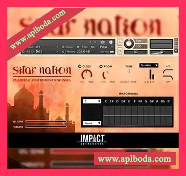 [古典民族乐器音源]Impact Soundworks Sitar Nation 2 v.2.0 [KONTAKT]（1.53Gb）
