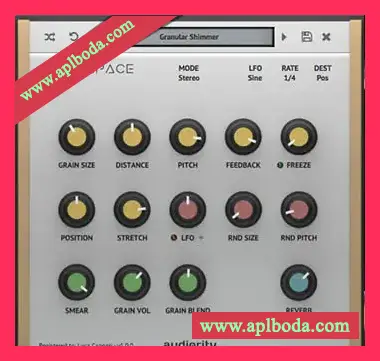 [颗粒混响处理器插件]Audiority GrainSpace v1.2.1 [WiN-OSX] Incl Patched and Keygen-R2R（61Mb）