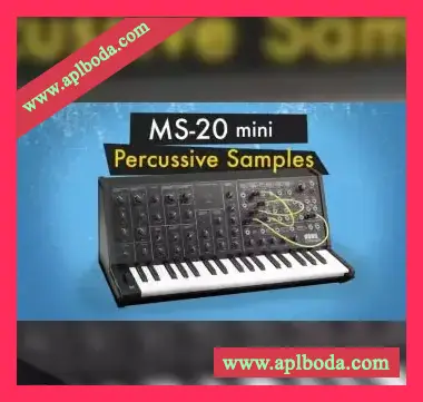 [合成器打击乐素材]The Sound of Machines MS-20 Mini Percussive Synth Samples [AiFF]（5Mb）