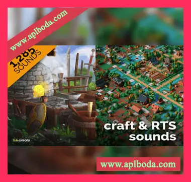 [游戏手工艺自然元素音效采样]GameDev Market Craft and RTS Sounds Pack [WAV]（243Mb）