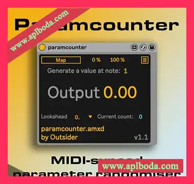 [Max for Live]Outsider Sound Paramcounter Note-Counting Ramdomiser v1.1（18Kb）