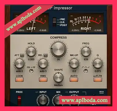 [多功能高精度压缩器]PSPaudioware PSP Impressor v1.0.3 [WiN]（43Mb）