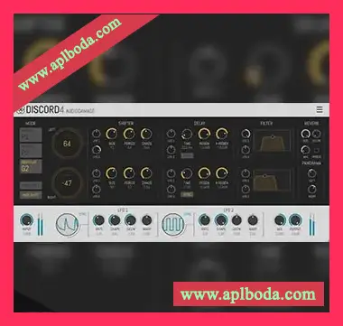 [复合移调效果器]Audio Damage AD044 Discord4 v4.1.0 [WiN, MacOSX]（25Mb）