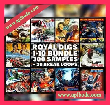 [灵魂RnB采样]Dave Zeke Royal Digs Volumes 1-10 BUNDLE (300 Prechopped Samples + 20 BONUS Break Loops) [WAV]（778.80Mb）
