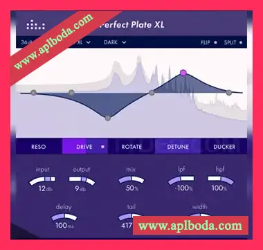 [板式混响插件]Denise Audio Perfect Plate XL v1.2.0 v1.0.0.2023 R2 [WiN, MacOSX]（69Mb）