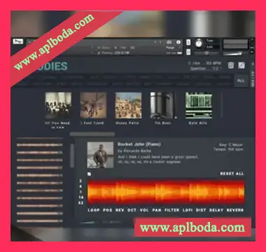 [多风格综合乐器LOOP库音源]Fluffy Audio Melodies [KONTAKT]（8.16Gb）