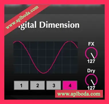 [Max for Live]Akihiko Matsumoto Ableton M4L Digital Dimension（2Kb）