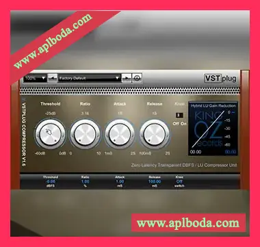 [压缩器插件]King OZ VSTplug compressor v1.6 RETAiL [WiN]（17Mb）