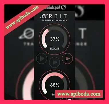 SoundSpot Orbit Transient Designer VST VST3 AU AAX v1.0.1 WiN-MAC（7Mb）