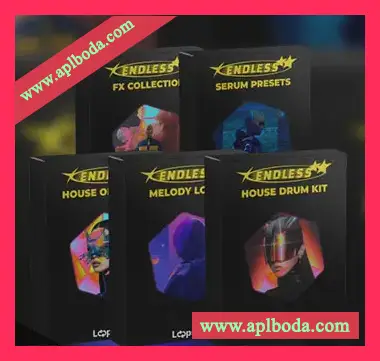 [浩室素材Serum预置FL工程模板]Loopsfy Endless Megapack [WAV, MiDi]（1.06Gb）