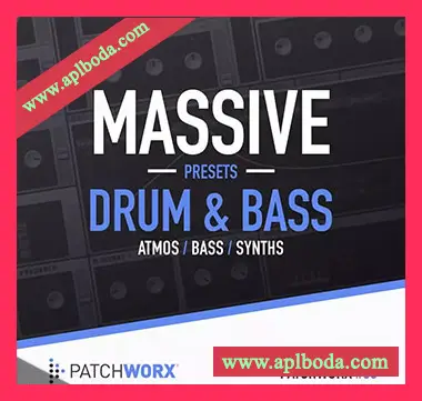 [鼓打贝斯素材Massive预置]Loopmasters Patchworx 88 PHAS3LINE Drum and Bass [WAV, MiDi]（131Mb）