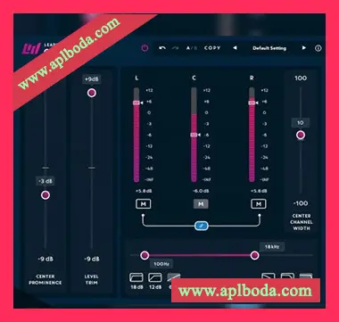 [虚拟中置声道立体声分离处理器插件]Leapwing Audio CenterOne v2.14.10 [WiN]（5.3Mb）