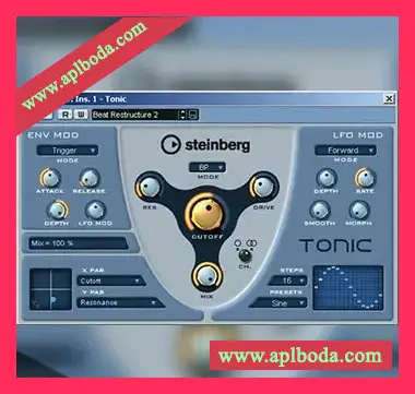 [滤波调制器插件]Steinberg Tonic v1.0.0 [WiN]（1Mb）