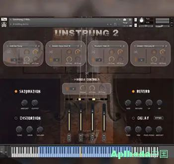 [影视黑暗惊悚恐怖音景弦乐音效音源]Fallout Music Group Unstrung 2 v2.0.1 [KONTAKT]（2.99Gb）