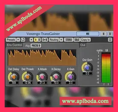 [瞬时电平处理插件]Voxengo TransGainer v1.10 [WiN, MacOSX]（22Mb）