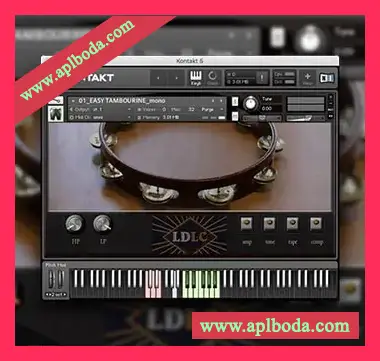 [铃鼓手鼓音源]Loops De La Creme Easy Tambourine [KONTAKT]（76Mb）