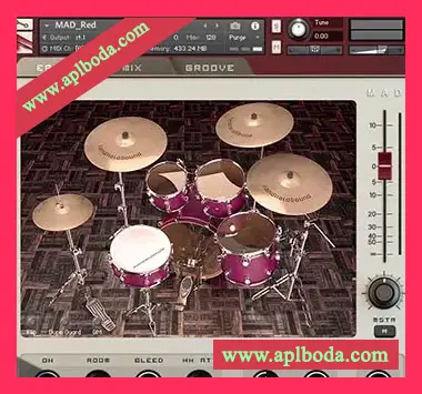 [摇滚放克鼓音源]HandHeldSound MAD RocknFunk [KONTAKT]（7.9Gb）