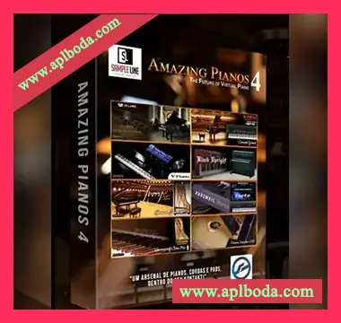 [钢琴弦乐铺底音源]Sample Line Amazing Pianos 4 [KONTAKT]（7.44Gb）