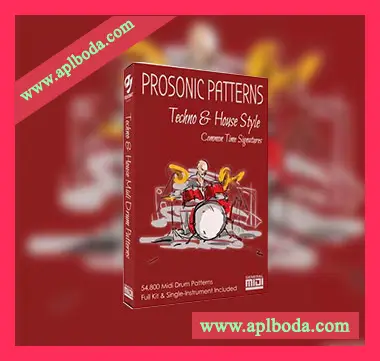 [泰克诺舞曲浩室鼓组MiDi素材]Prosonic Studios Techno and House Drum MIDI Library Complex Signatures Vol.1（26Mb）