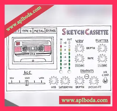 [磁带录音机仿真]Aberrant DSP SketchCassette v1.0 RETAiL [WiN, MacOSX]（35Mb）