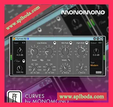 [Max for Live]Isotonik Studios Curves EQ by Monomono（1Mb）