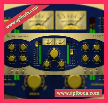 [复古质感现代压缩器插件]112dB Big Blue Compressor v2.0.2 [WiN]（9.5Mb）