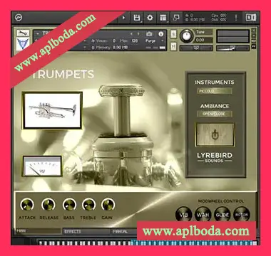 [7款号音源]Lyrebird Sounds Trumpets [KONTAKT]（281Mb）