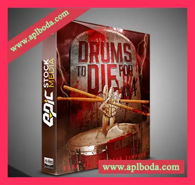[嘻哈说唱RnB鼓组采样]Epic Stock Media Drums To Die For Vol.4 [WAV]（1Mb）